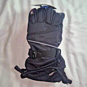 HEAD Men’s Hybrid Waterproof Windproof Gloves Sensatec Touchscreen Black L/G NWT